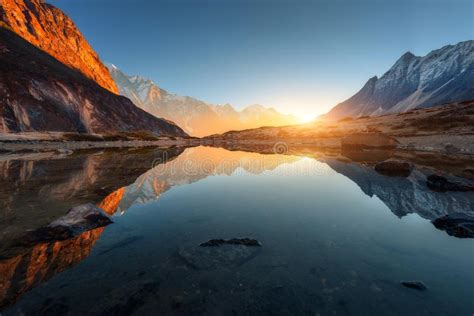 Amazing Scene With Himalayan Mountains Stock Image Image Of Rock