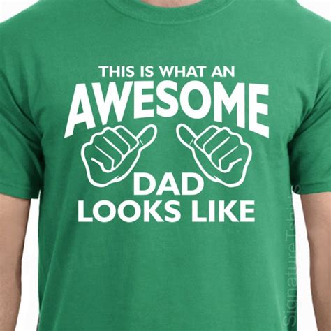 This Is What An Awesome Dad Looks Like Mens T Shirt Tshirt New Etsy
