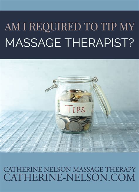 Am I Required To Tip My Massage Therapist Catherine Nelson Massage