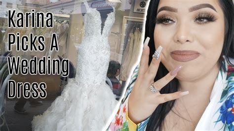 Karina Goes Wedding Dress Shopping Youtube
