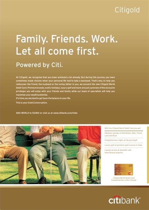 We did not find results for: WPC-India: Citigold World Debit Card Launch - Newspaper ads