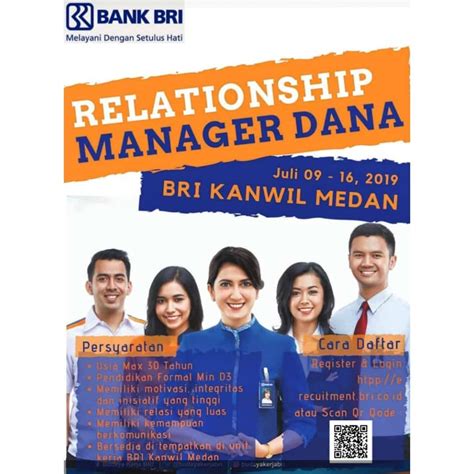 Cari lowongan kerja bank bri untuk karir dan pekerjaan anda. Info Loker Bank Terbaru di Bank Rakyat Indonesia Kanwil ...