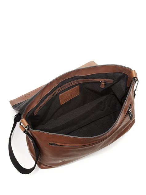 Men's signature metropolitan messenger bag. COACH Sullivan Leather Messenger Bag in Brown for Men - Lyst