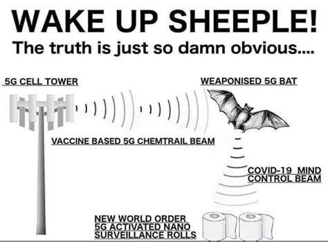Wake Up Sheeple Coronavirus 5g Conspiracy Theory Know Your Meme