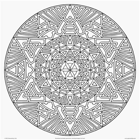 Free printable mandala coloring pages or coloring sheets for beginners, kids, and adults to colour! Difficult Mandala Coloring Pages - Coloring Home