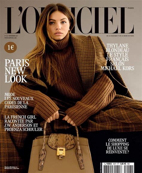 Lofficiel Paris N°1017 Septembre 2017 Télécharger Des Magazines