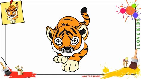 Now we can start working on putting more details on the drawing of a tiger's face. How to draw a tiger EASY & SLOWLY step by step for kids ...
