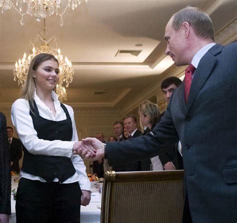 Alina Kabaeva Alina Kabaeva Pictured Here With Vladimir Putin