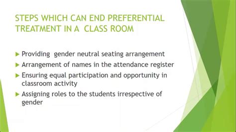 Gender Inequality In School Context Teachers Preferential Treatment