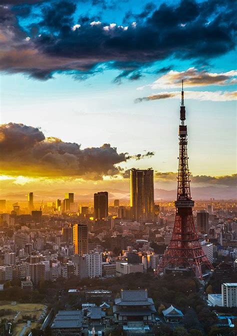 Japan Tokyo Tokyo Tower Cityscape Sunset At Dusk Sku 0051 Tokyo