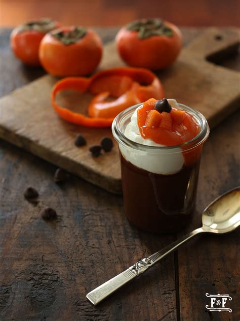 We love this recipe so much and use it in so many of desserts! Mini Chocolate Dessert with Persimmon and Bourbon Whipped Cream | Flavor and Friends