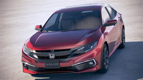 Honda Civic 2019 3d Model