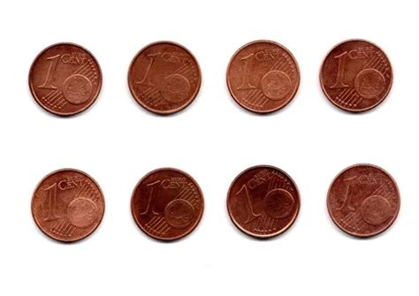 European 1 Cent Used 8 Coins World Coins European
