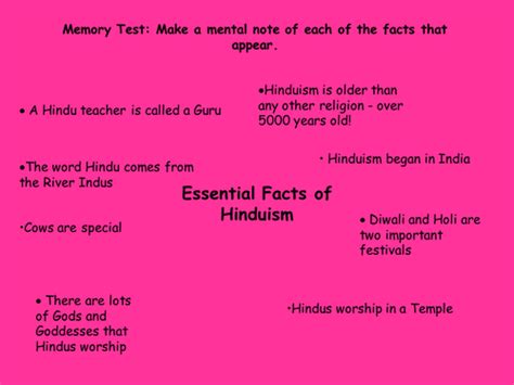 Facts Of Hinduism Starter Teaching Resources