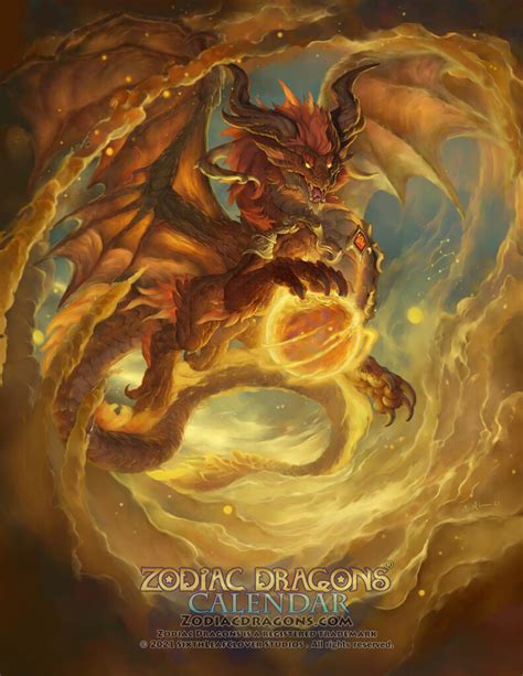 Artstation 2022 Zodiac Dragons Leo
