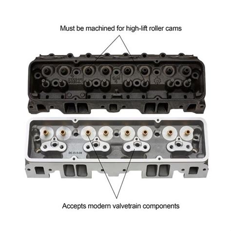 Chevy Sbc Assembled Aluminum Camel Double Hump 461 Cylinder Head