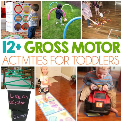 12 Gross Motor Skills For Toddlers I Heart Arts N Crafts Physical