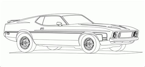 Pics Of Muscle Car Coloring Page Printable Car Coloring Home