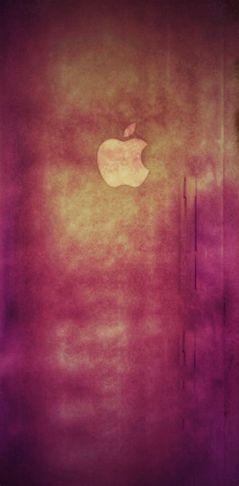 Iphone Logo In Burgundy Grunge Background Wallpaper Wallpaper Iphone