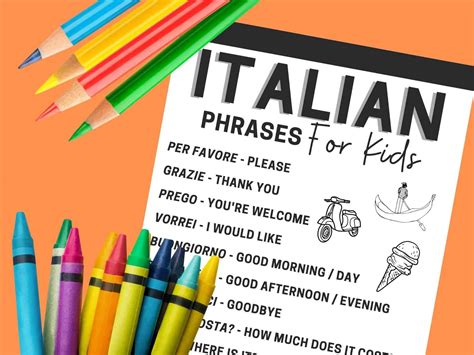 10 Basic Italian Phrases For Kids From A Mom In Italy Mom In Italy