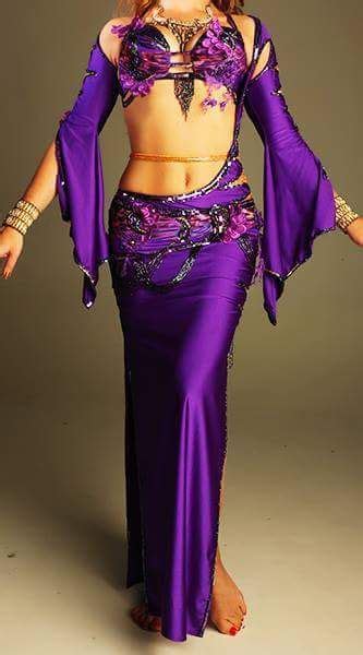 Purple Belly Dance Costume Belly Dance Outfit Belly Dance Dress Belly Dance Costumes