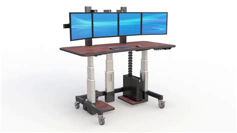 Pacs Medical Radiology Imaging Workstation Uplift Desk Youtube