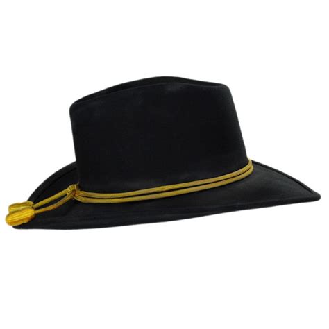 Stetson John Wayne The Fort Wool Felt Crushable Western Hat Black