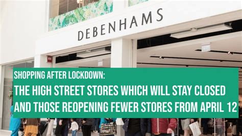 Dozen High Street Chains In England That Wont Be Reopening On April 12