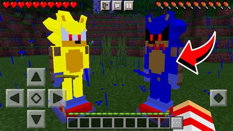 Criei Um Novo Addonsmod Do Sonicexe Super Sonic No Minecraft Pe