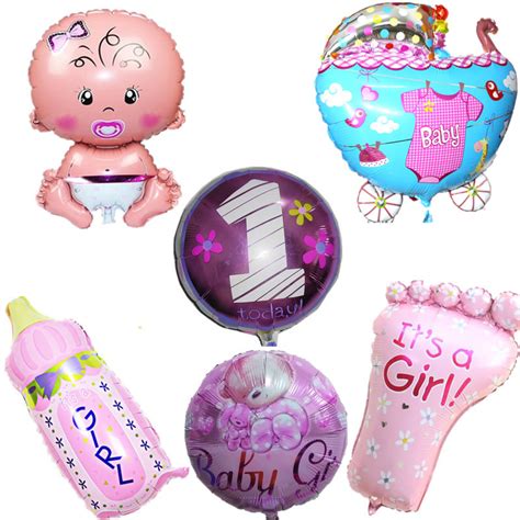 Baby Shower Air Balloons 1th Birthday Party Decoration Foil Balloons