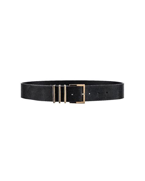 Anine Bing Leather Joss Belt In Black Lyst