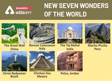 New Seven Wonders Of The World