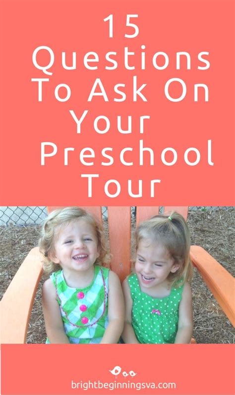 Top 15 Questions To Ask On Your Preschool Tour
