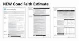 Good Faith Estimate Form