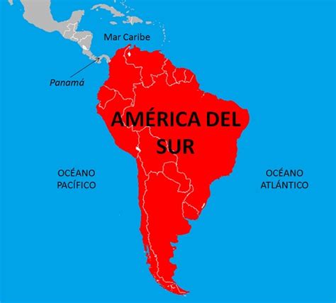Límites De América Del Sur — Saber Es Práctico