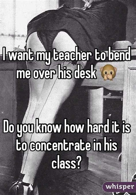 I Want My Teacher To Bend Me Over His Desk 🙊 Do You Know How Hard It Is
