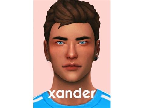 Vevesims Xander And Mirio Hair Sims 4 Sims Hair