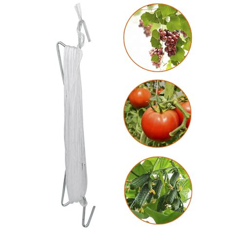 Tomato Support J Hook Tomato Plant Holder Binder Vegetables Clamp Anti