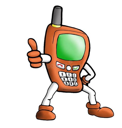 Cartoon Handphone Clipart Guaranteed To Work With Any Application