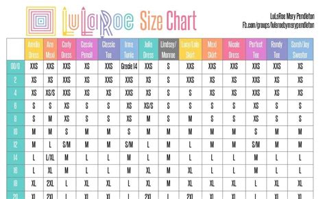 3x Shirt Size Chart