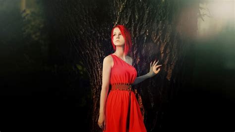 1048675 model dyed hair red purple hair music singer fashion hair wwe singing