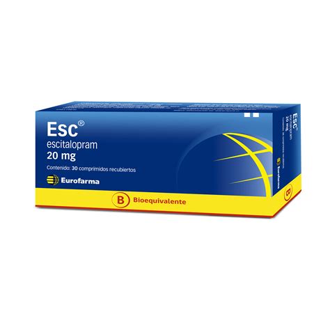 Esc 20 Mg Escitalopram Oxalato Bioequivalente Eurofarma