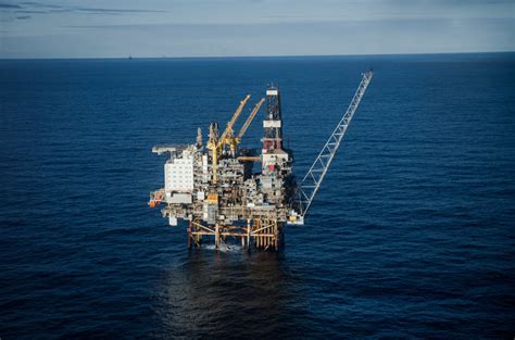 A The Oil Platform Brage Located In The North Sea Image Is Courtesy