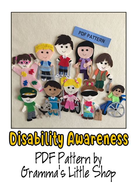 Disability Awareness Felt Board Educational Patterns Teaching In The