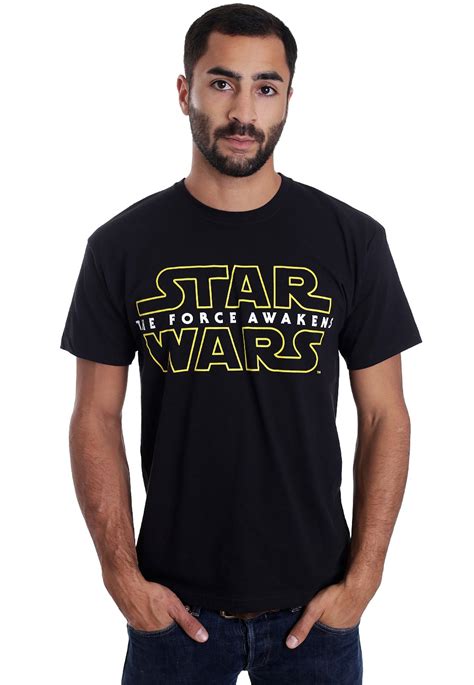 Star Wars Force Awakens Logo T Shirt Official