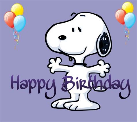 Happy Birthday Images With Snoopy💐 — Free Happy Bday Pictures And