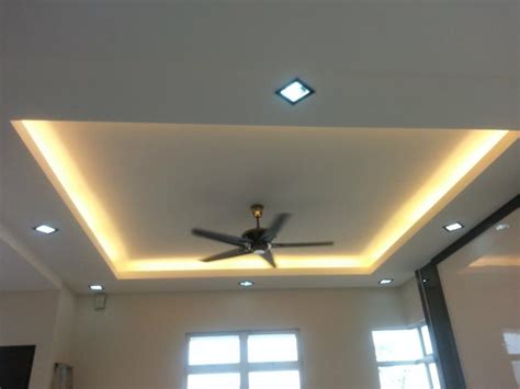 My ceiling fan decided to obey the law of gravity. L box plaster ceiling photo