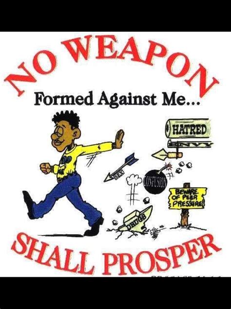 No Weapon Formed Against Me Shall Prosper Pins