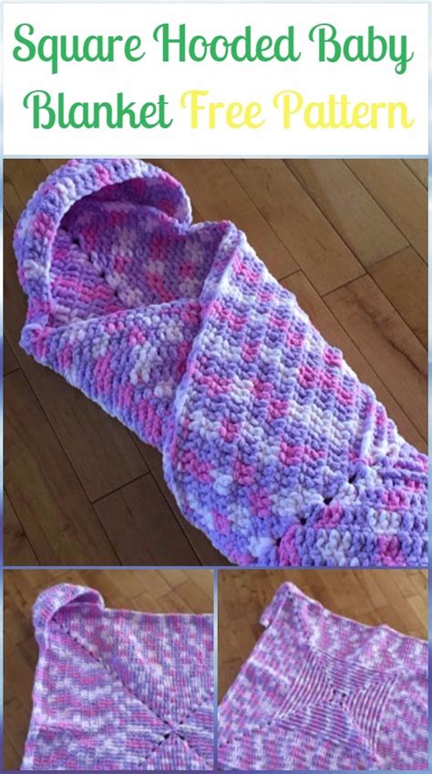 Crochet Hooded Blanket Free Patterns And Tutorials