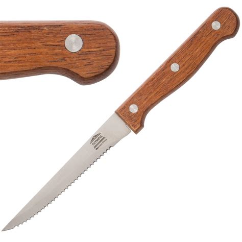 Olympia Steak Knife Wooden Handle C136 Buy Online At Nisbets